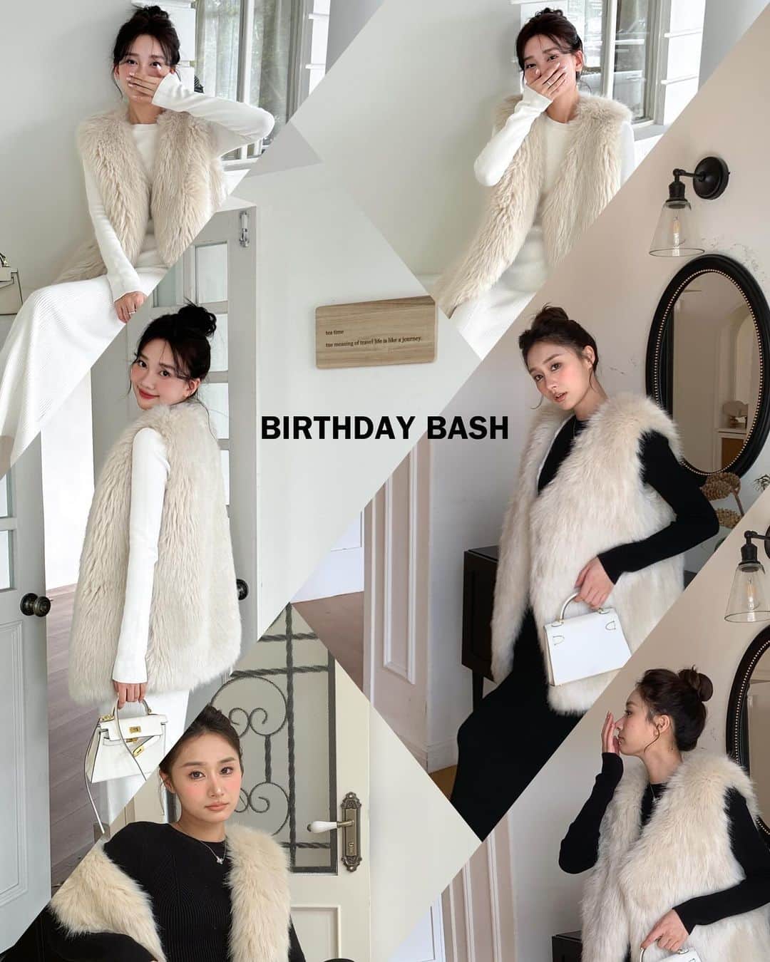 BIRTHDAY BASHさんのインスタグラム写真 - (BIRTHDAY BASHInstagram)「Fur♡  BBの名品 Vegan Fur Gilet」12月5日 20時02分 - birthdaybashshop