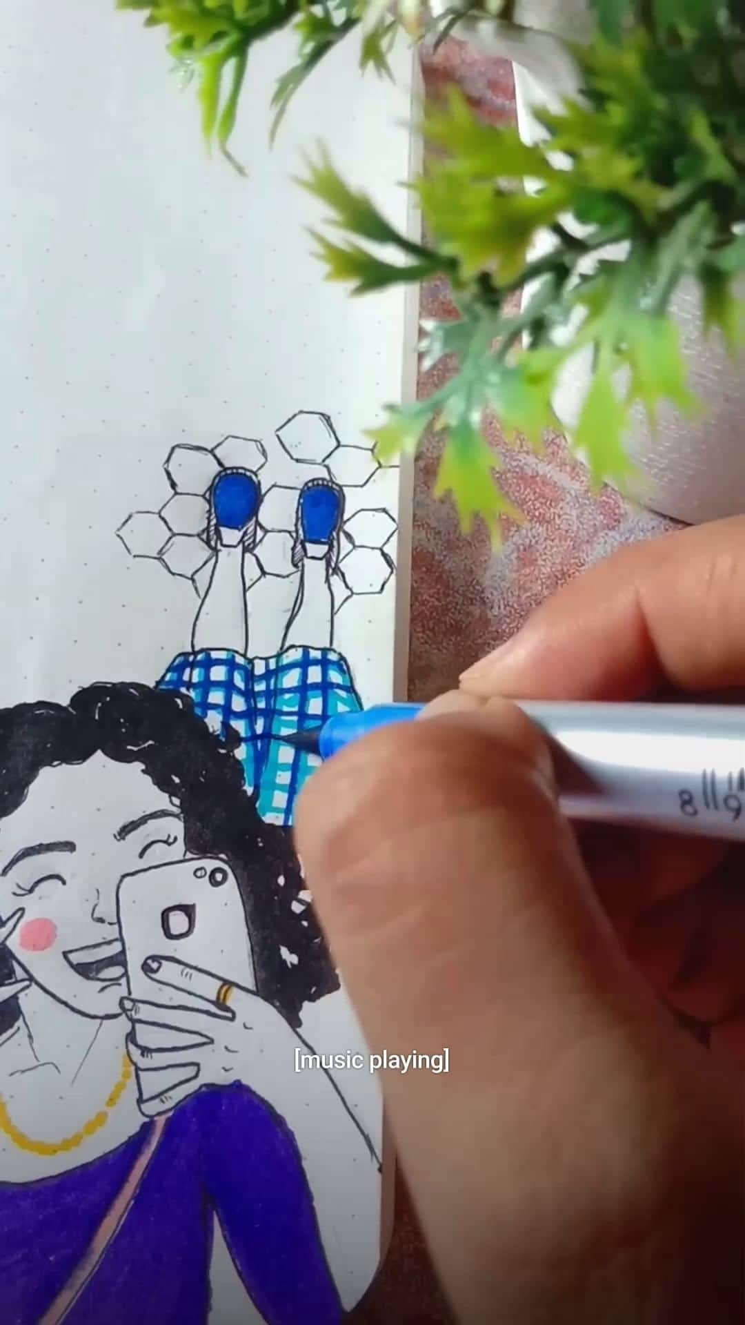 YouTubeのインスタグラム：「a beautiful way to remember your day with @suhangi_creation from India」