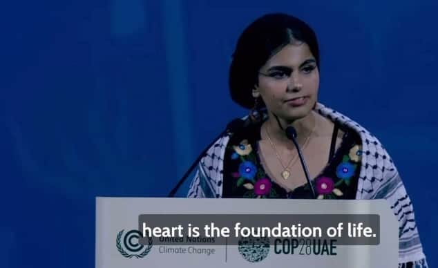 ザッキーシャリフのインスタグラム：「“The HEART is the foundation of life”  ~ Words & speaker @ayisha_sid  Climate advisor to the @unitednations secretary general.」