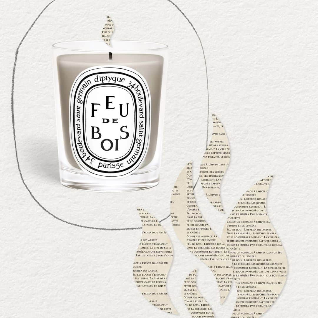 ディプティックさんのインスタグラム写真 - (ディプティックInstagram)「While nature slumbers… …a fire blazes in the hearth. Winter's chill has settled in. The dense, smoky scent of logs being consumed surrounds the Feu de Bois (Wood Fire) candle. #CandleOfTheMonth #Candles #FeudeBois #DiptyqueParis」12月5日 20時42分 - diptyque