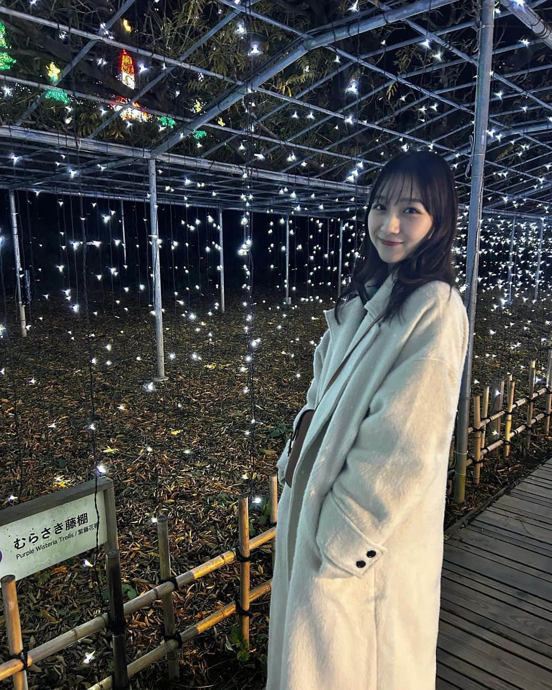 杉本愛里のインスタグラム：「今年初イルミ🤍」