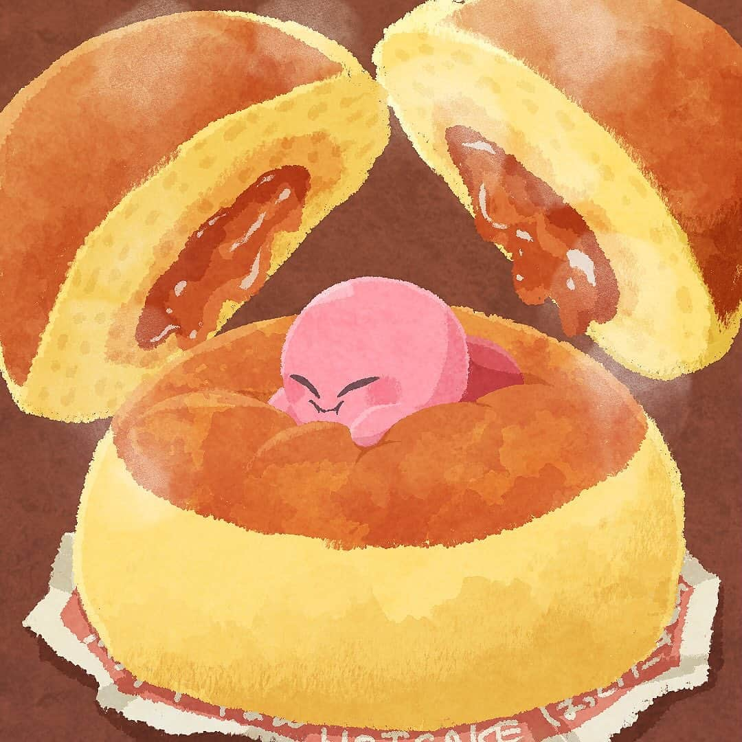 あらもんさんのインスタグラム写真 - (あらもんInstagram)「ホットケーキまん🥞  おいしかった！ビストロまんも美味しかった😋  #カービィ #星のカービィ  #イラスト #イラストグラム  #kirby #fanart #illustration #illust  #illustgram  #drawing  #clipstudiopaint #ファミマ #familymart #ホットケーキ #sweet」12月5日 21時15分 - mikuro8423