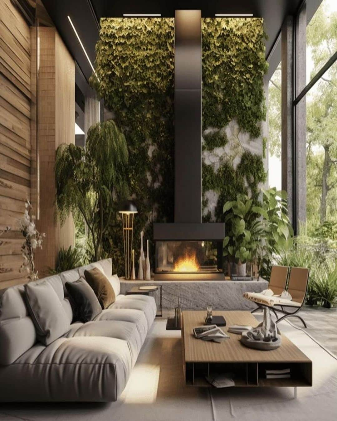 Chiquinquira Delgadoさんのインスタグラム写真 - (Chiquinquira DelgadoInstagram)「¿Conoces el diseño Biofílico? 🌿 El estilo que integra la naturaleza y la arquitectura para crear espacios con más armonía.   El término 'Biofilia' significa amor por la vida, y eso es exactamente lo que logramos al integrar elementos naturales en nuestro entorno. Experimenta beneficios como reducción del estrés, mayor productividad y bienestar emocional.   La conexión con la naturaleza no se limitará a la inclusión de plantas y materiales naturales sino que irá más allá con la iluminación inspirada en la naturaleza, las formas orgánicas y la creación de espacios interiores que evocan la sensación de estar al aire libre.   ¿Por qué será la tendencia de decoración del 2024? Conectar con la naturaleza es esencial, y este diseño nos ofrece esa conexión perdida en entornos urbanos. Estas de acuerdo??? Qué crees?? Les comparto algunos ejemplos!   @ateliergroup.us」12月5日 22時25分 - chiqui_delgado