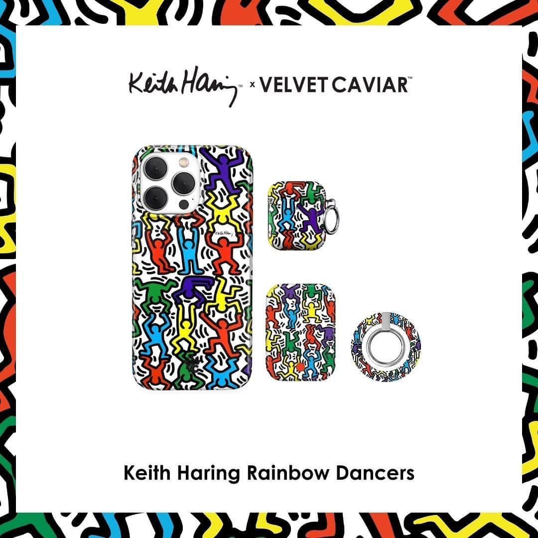 VELVETCAVIARさんのインスタグラム写真 - (VELVETCAVIARInstagram)「Keith Haring x Velvet Caviar drops tomorrow 12/06 💛🗽This capsule collection continues Haring's mission of bringing art to the people. @keithharingfoundation @artestarnyc ©Keith Haring Foundation. Licensed by Artestar, New York」12月6日 1時00分 - velvetcaviar