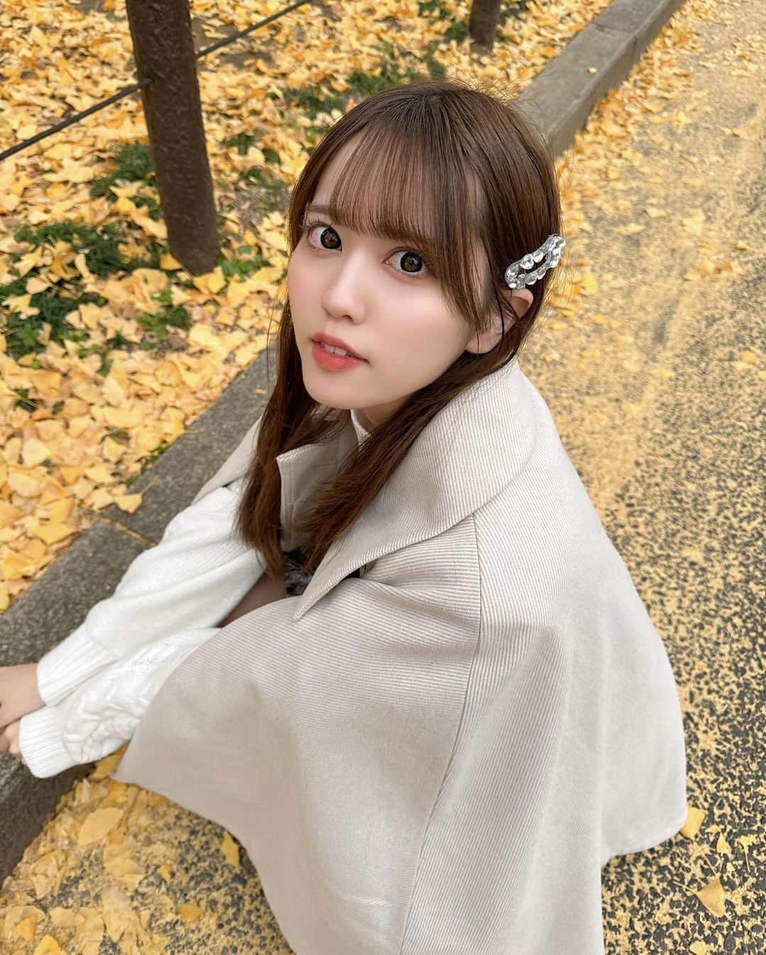 夏目一花さんのインスタグラム写真 - (夏目一花Instagram)「イチョウ並木の近く通ったからすこし立ち寄ってみた〜〜🍂」12月5日 22時46分 - natsume_me__