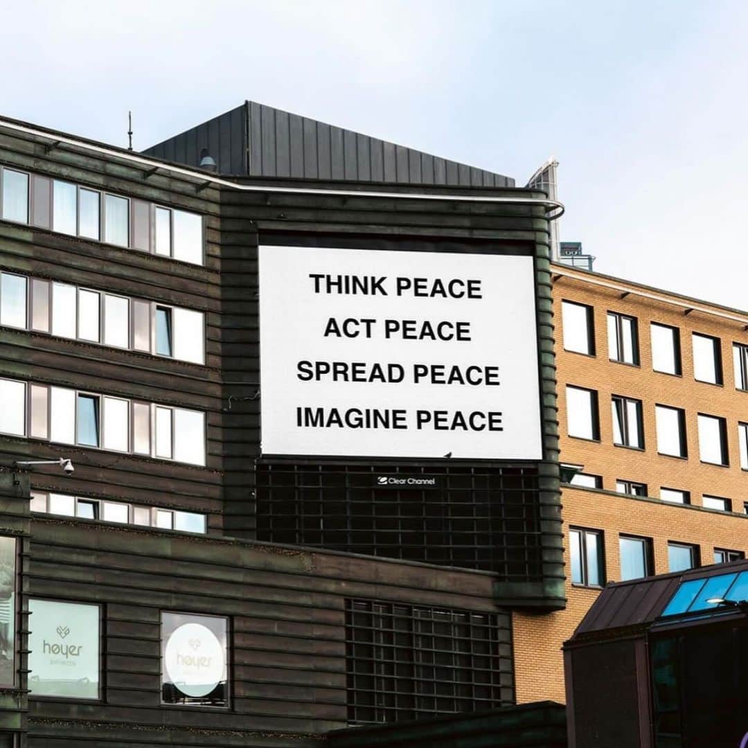 トームさんのインスタグラム写真 - (トームInstagram)「PEACE IS POWER #YOKOONO  #NobelPeaceCentre @yokoono」12月5日 22時47分 - tomenyc