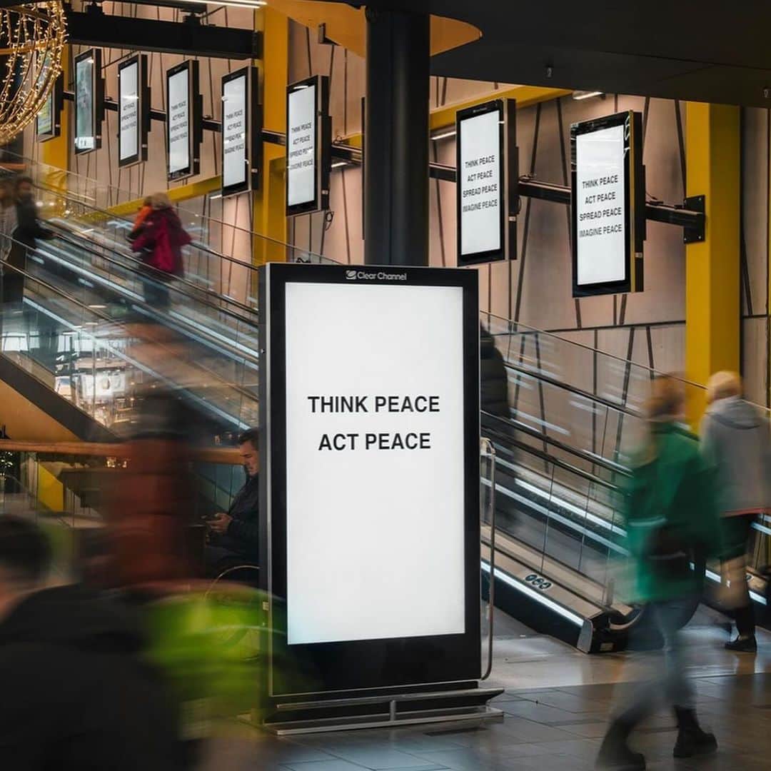 トームさんのインスタグラム写真 - (トームInstagram)「PEACE IS POWER #YOKOONO  #NobelPeaceCentre @yokoono」12月5日 22時47分 - tomenyc