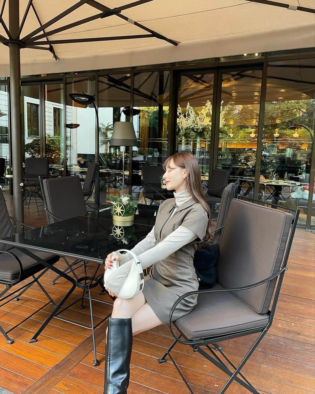 櫻田結子のインスタグラム：「🎄BVLGARI HOTEL MILANO tops,op @zara」