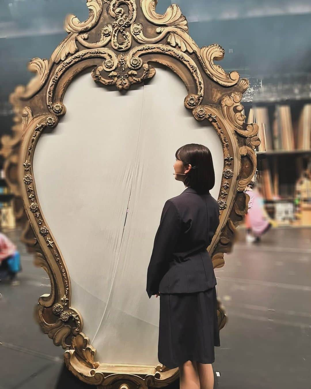 玉井詩織のインスタグラム：「🪞  さぁ行け、わたし！  #ももクロ一座 #明治座」