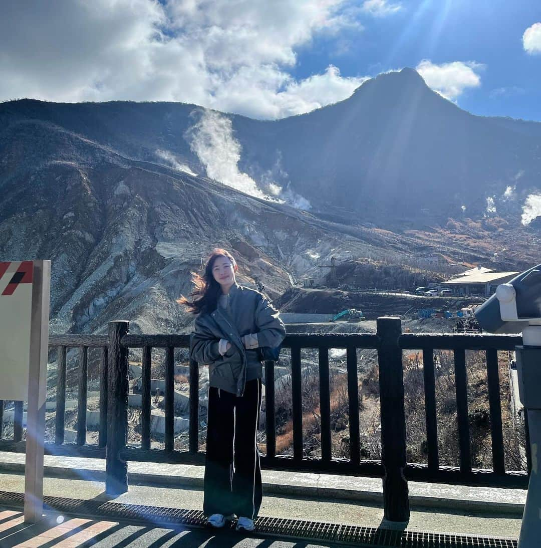 ダソム さんのインスタグラム写真 - (ダソム Instagram)「🌋♨️ 🥚🧤 楽しい温泉旅行 🌸」12月5日 23時48分 - som0506