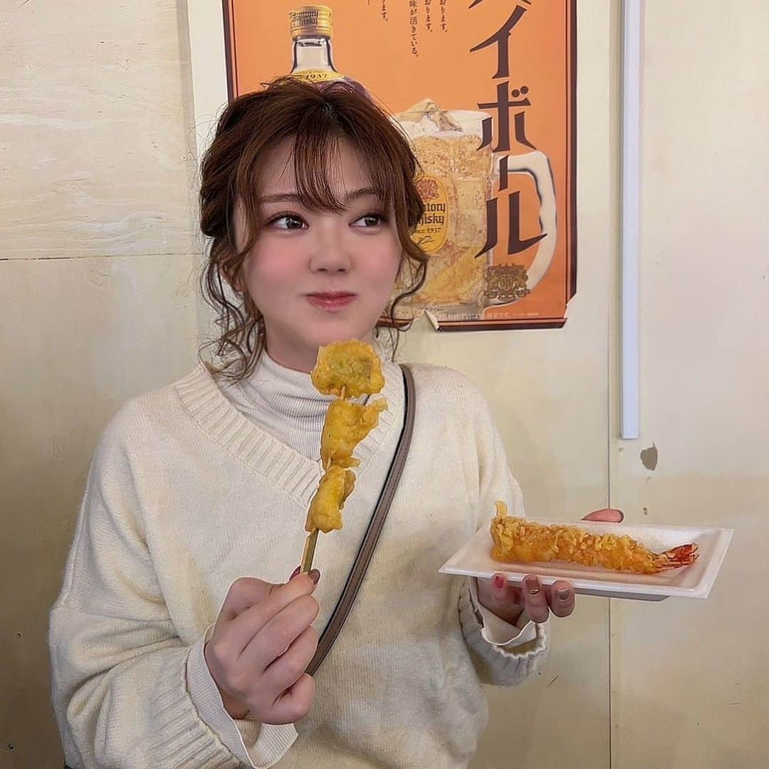 山岸楓のインスタグラム：「美味しい食べ物って幸せ♥️」