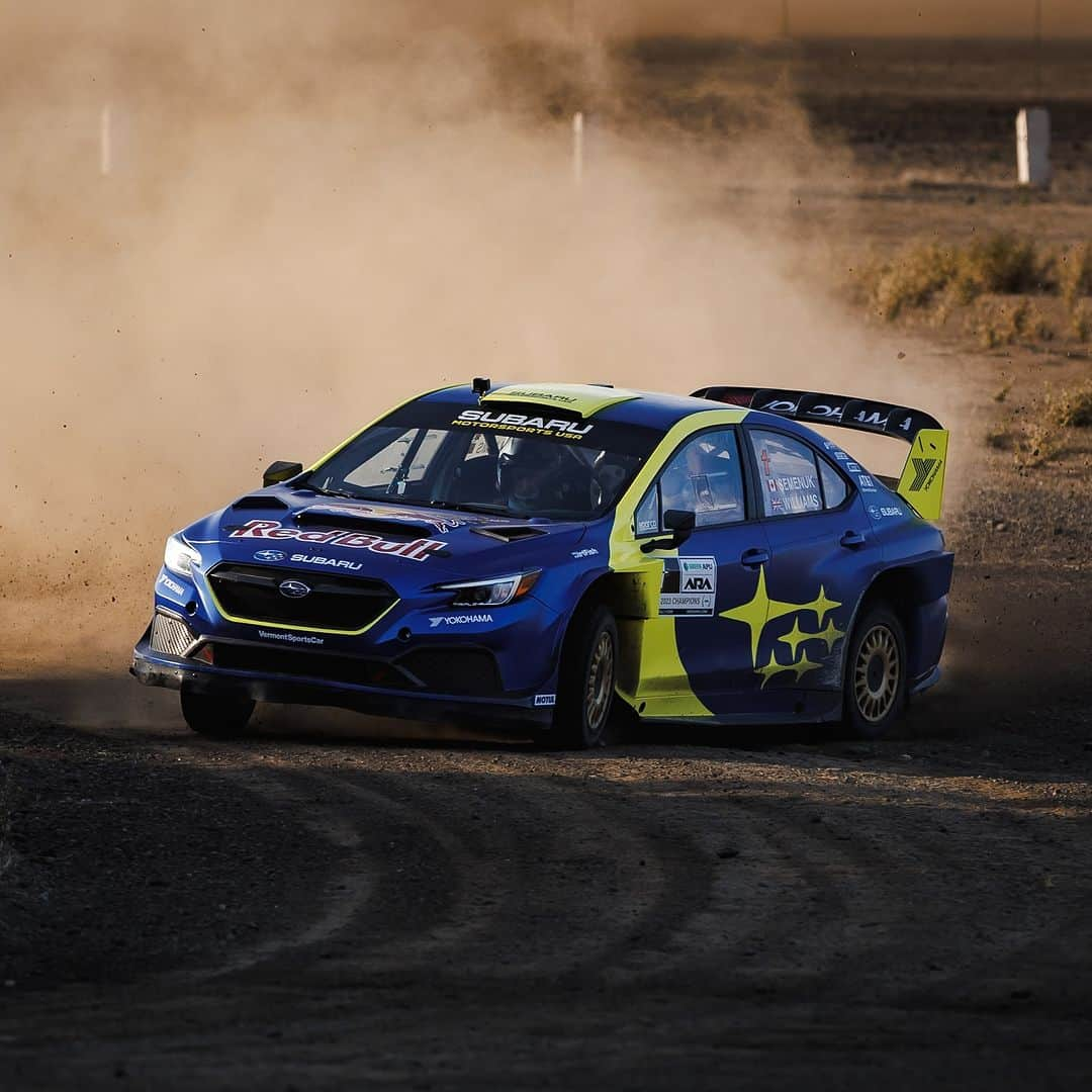 Subaru Rally Team USAのインスタグラム：「Would you like a ride along in the #SubaruWRX Open Class Rally car?  #subaru #rally #motorsports   Photo: @trevorlydenphoto」