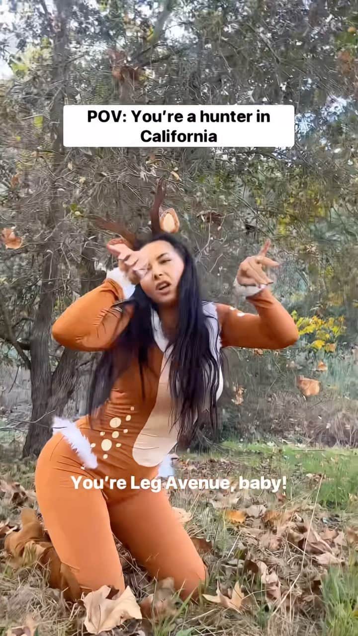 レッグアベニューのインスタグラム：「I thought she was a deer @legavenue Get your holiday costumes. #legavenue #legavenyou」