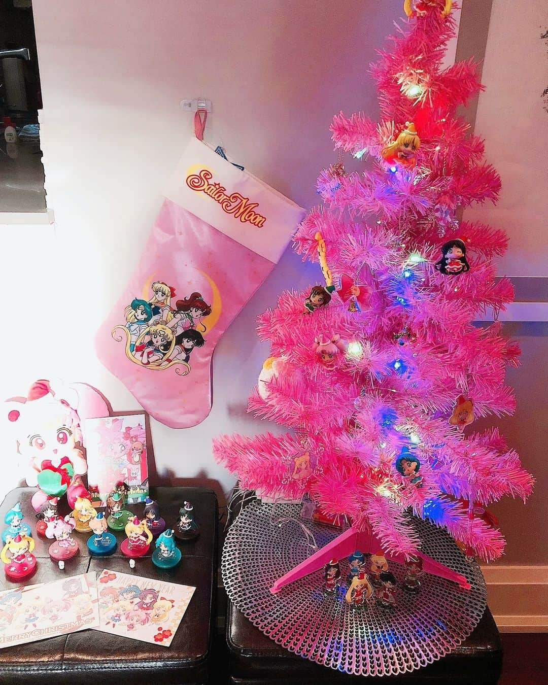 Sailor Moonのインスタグラム：「✨🌙 My Sailor Moon Christmas set up from a couple years ago! I have more Sailor Moon Christmas stuff since then! So stay tuned! 🌙✨  #sailormoon #セーラームーン #christmas」