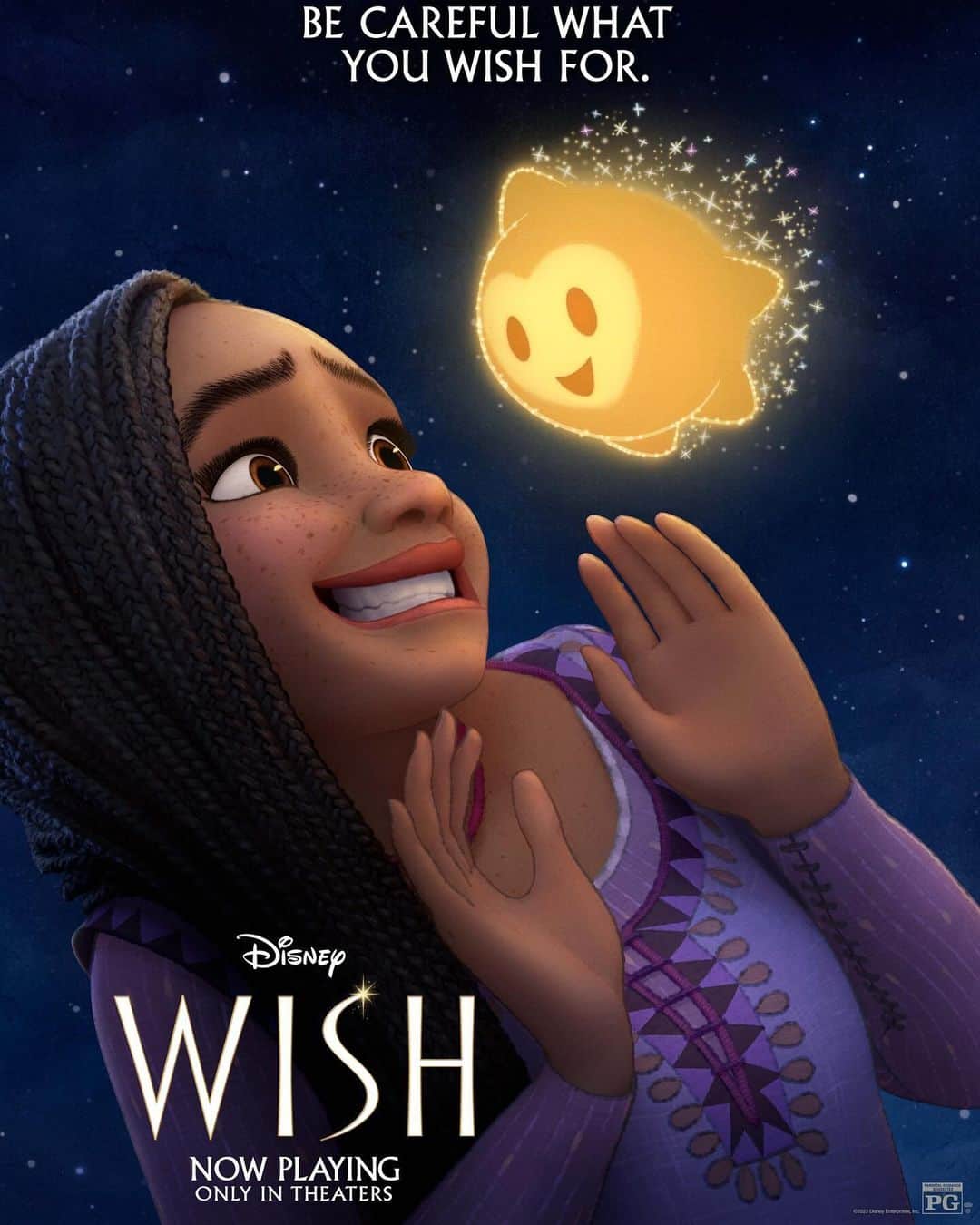 ウォルト・ディズニー・アニメーション・スタジオズのインスタグラム：「When you wish upon a star and the star....answers. 🌟」