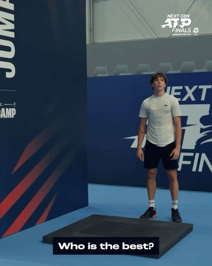 ATP World Tourのインスタグラム：「@arthurcazauxoff shows off his ELITE athleticism at Basecamp 💪  #NextGenATPFinals」