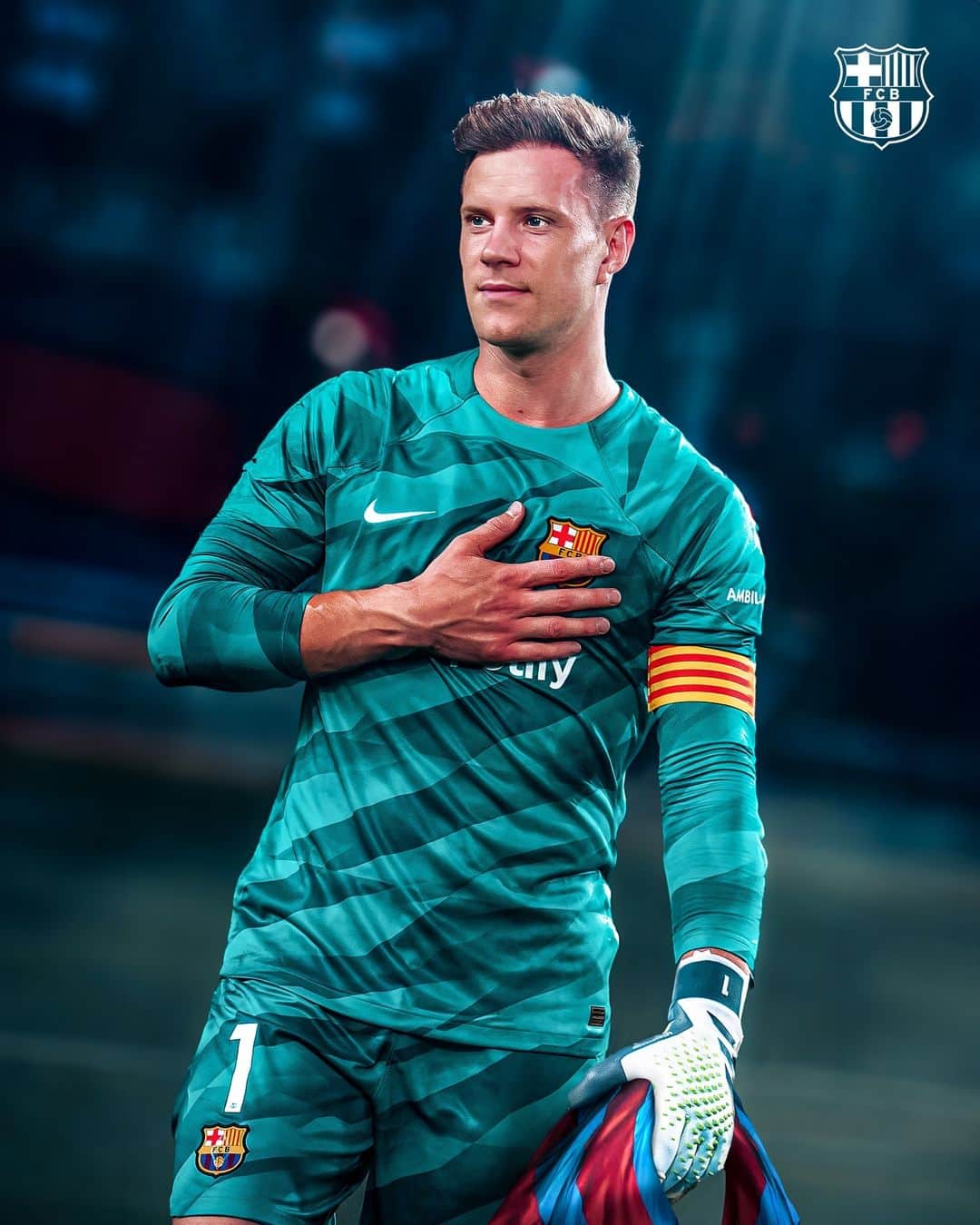 FCバルセロナのインスタグラム：「You'll be back stronger, Ter Stegen!   Tornaràs més fort, Ter Stegen!  ¡Volverás más fuerte, Ter Stegen!」