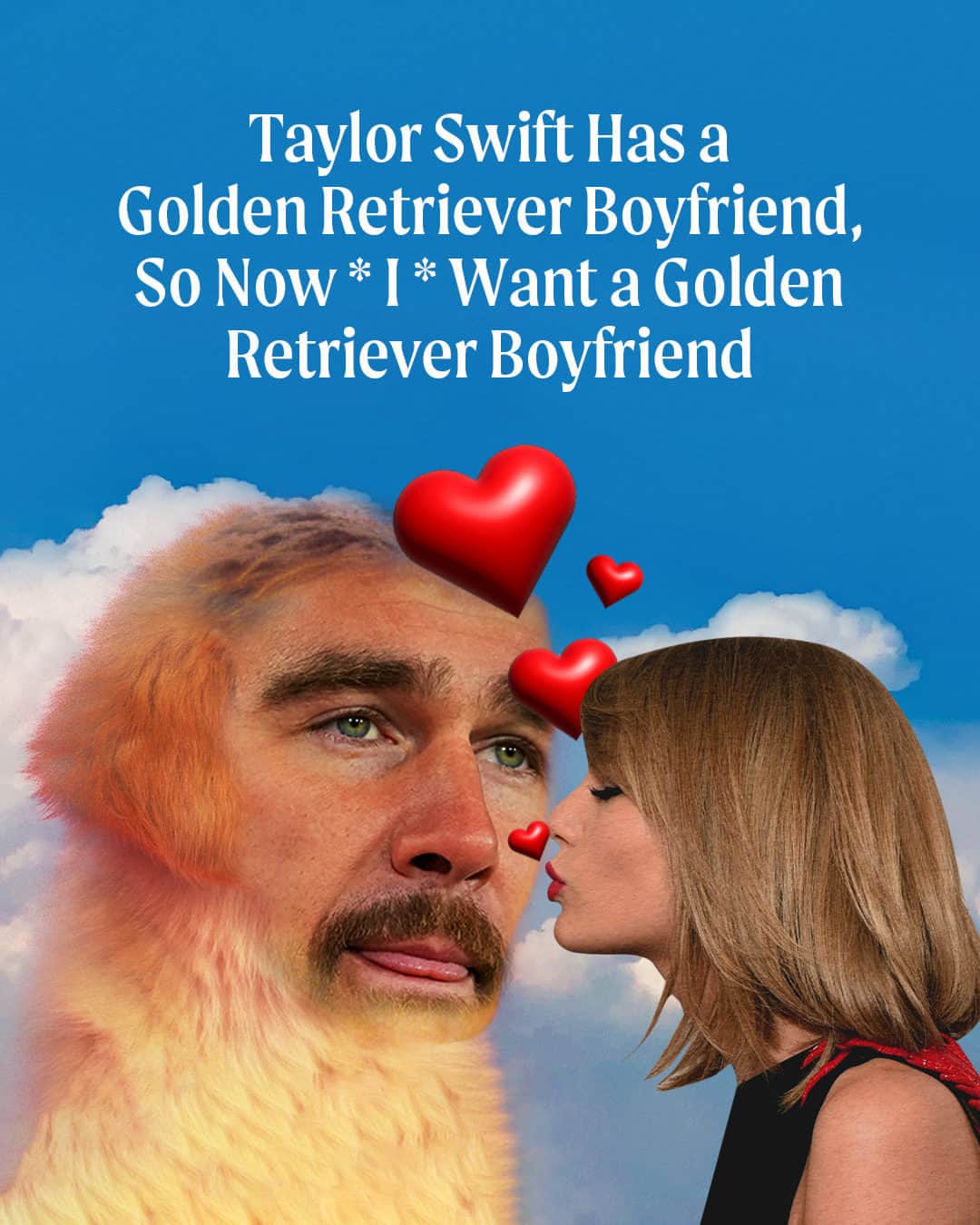 Cosmopolitanのインスタグラム：「The heart wants what it wants, and sometimes the heart simply wants the unconditional love of a man who may or may not be able to read.  The Golden Retriever Boyfriend is what he sounds like: a stable, guileless, loyal, romantic partner who gives his love and devotion freely—if also blindly and arguably with little discernment. The term first made the rounds on the internet a few years back, but thanks to some high-profile GRB representation this year—namely, Ken from Barbie and, of course, a certain NFL player who has recently become the new Mr. Taylor Alison Swift—this genre of male lover has never been in higher demand.  Read @kaylakibbe's piece at the link in bio.」