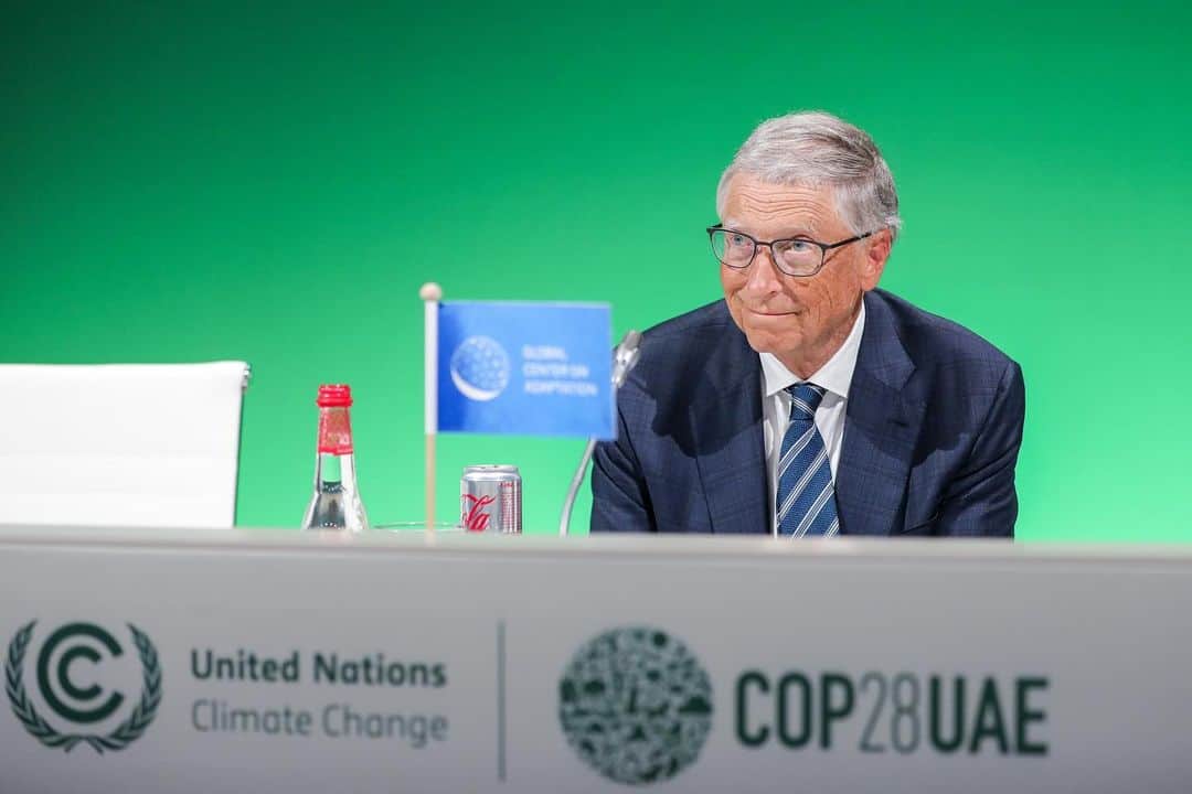 ビル・ゲイツさんのインスタグラム写真 - (ビル・ゲイツInstagram)「It was an inspiring weekend at COP28. Climate change is one of the biggest challenges humanity has ever faced—but with human ingenuity and innovation, we can avoid a climate disaster.」12月6日 5時55分 - thisisbillgates