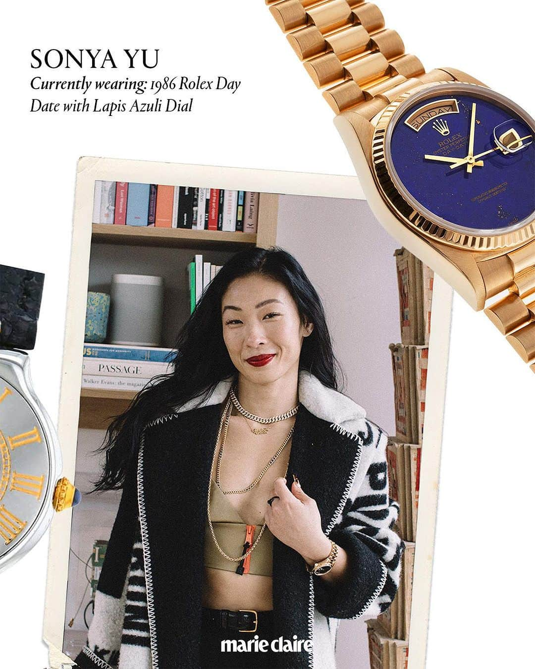 マリクレールさんのインスタグラム写真 - (マリクレールInstagram)「Thanks to a new crop of women watch connoisseurs, the historically male-dominated industry is experiencing a shake-up.   Timepieces are fascinating, complex gadgets with a centuries-old history. The watch world has rarely abided by an open-door policy, though—catering largely toward one conventional consumer (see: a man with deep pockets)—leaving women to shop from the “shrink it and pink it” section: dainty-ified male silhouettes offered in “girlish” color palettes.  But times are changing. Now, some of the coolest collectors in the space are women, and they’re gaining increasing visibility and making their passions, preferences, and buying power known. At the link in bio, @emmachilds_ speaks with these industry-disruptors as they show off their wrists, share the grail finds of their dreams, and offer advice for how to get in the game.」12月6日 6時22分 - marieclairemag