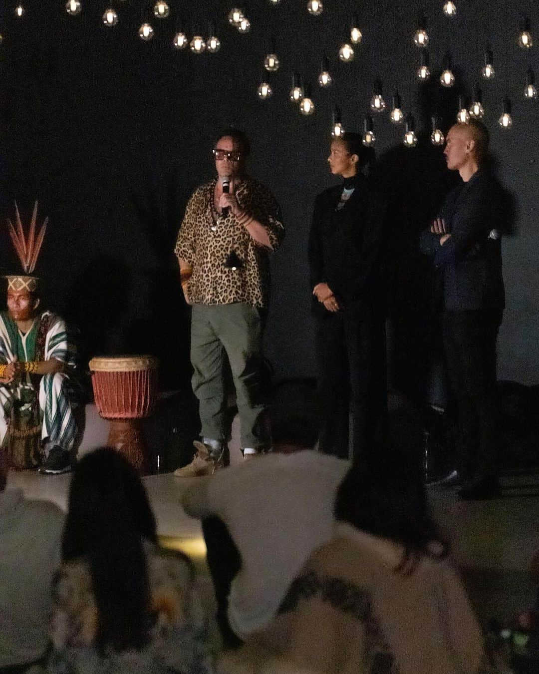 ライス・リベイロさんのインスタグラム写真 - (ライス・リベイロInstagram)「Last night we celebrated an “Evening for the Amazon” where we highlighted our project to buy back 400 hectares in the Brazilian Amazon to protect the land.  We also experienced an emotional musical performance led by @piyankopiyanko, the special work of artists Team Labs, James Turrell, Es Devlin, and Rafael Lozano-Hemmer.  I founded @br_dgeprojects to support the missions that are closest to me. We are excited and invested to be a part of the development of the Brazilian Amazon in partnership with Benki Piyanko and the @theboafoundation  There is much more to come in 2024! Stay tune. Thank you to @superblue.art for letting us used the beautiful space @spotlightmedialive @rudyranda」12月6日 6時42分 - laisribeiro