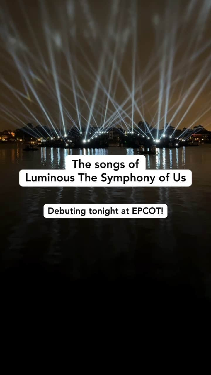 Walt Disney Worldのインスタグラム：「Luminous The Symphony of Us debuts tonight at #EPCOT! Which song speaks to your 💖?」