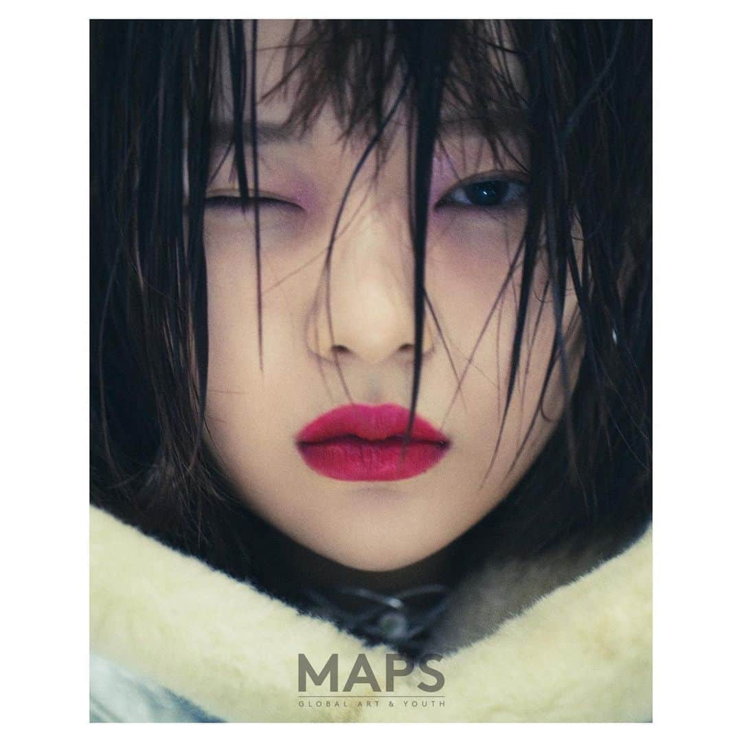 田中芽衣（めいめろ）のインスタグラム：「MAPS 📚❤️ 등장하고 있습니다.감사합니다 @mapsworld_kr @maps_ryu」