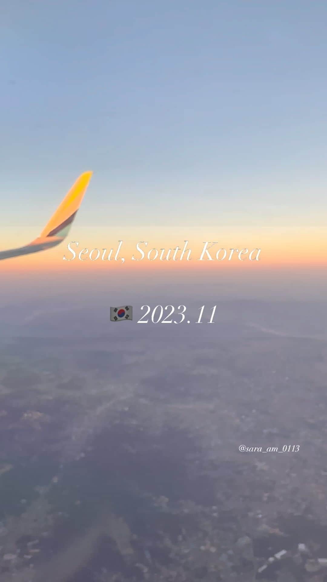 赤嶺紗羅のインスタグラム：「1年ぶりの韓国🇰🇷旅行✈️ 　 今回はプレゼント🎁してもらって 1人旅満喫してきました〜✨ コスメに美容にグルメに堪能💯 　 코마워🩷」
