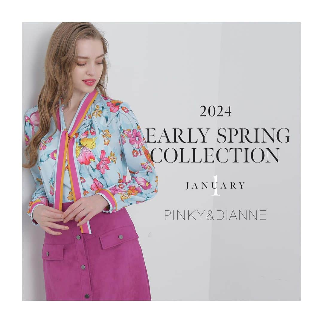 PINKY&DIANNE ピンキー&ダイアンさんのインスタグラム写真 - (PINKY&DIANNE ピンキー&ダイアンInstagram)「⁡ ⁡ . 2024EARLY SPRING COLLECTION JANUARY ⁡ 1月の新作webカタログが公開されました！ ぜひご覧くださいませ。  #pinkyanddian #ピンキーアンドダイアン#ピンダイ  #january #coordinate  #新作コーデ  #ブラウス #スカート #コート #パンツ」12月6日 12時33分 - pinkyanddianne_official