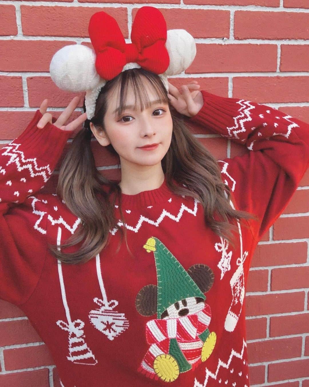 ま い ち ☺︎のインスタグラム：「、ㅤㅤㅤㅤㅤㅤㅤㅤㅤㅤㅤㅤㅤ ㅤㅤㅤㅤㅤㅤㅤㅤㅤㅤㅤㅤㅤディズニー投稿たくさんㅤㅤㅤㅤㅤㅤㅤㅤㅤㅤㅤㅤㅤ 　していいでふか❓🎄」