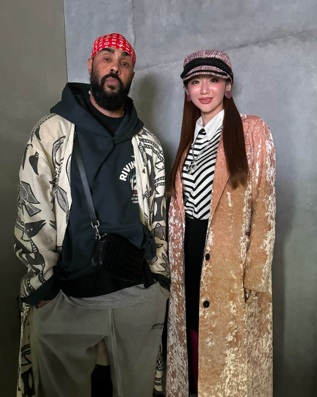 金山睦のインスタグラム：「@fearofgod @fearofgodathletics  launch event✨ Designer JERRY LORENZOさん✌️」