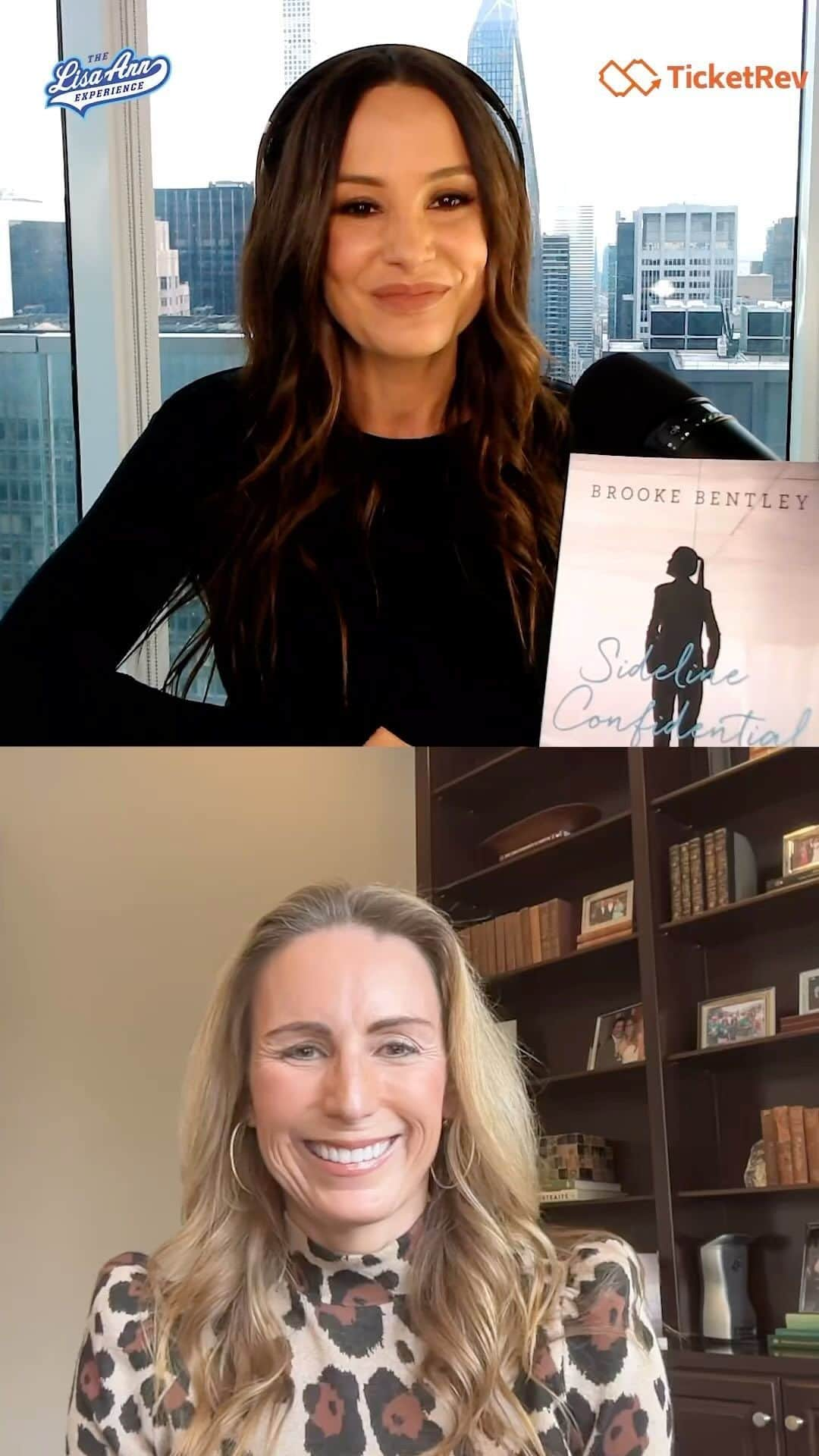 リサ・アンのインスタグラム：「🚨New Episode🚨 joined by @brookiebentley talking all about her new Best Selling Novel “Sideline Confidential” You are gonna love this conversation, but I promise you will love her book even more!   #thelisaannexperience #podcast #brookebentley #sidelineconfidential #author #thereallisaann」