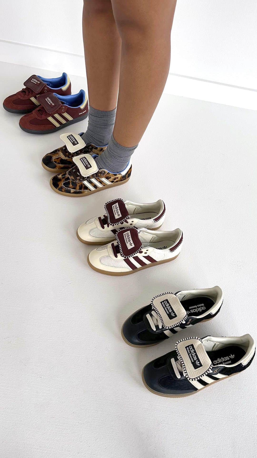 Shopbopのインスタグラム：「JUST DROPPED: @walesbonner x @adidas 🎉 The buzzy London designer’s latest capsule of stepped-up Sambas will kick up your street-style game (P.S. these always sell out fast)—shop via link in bio 🛍️」