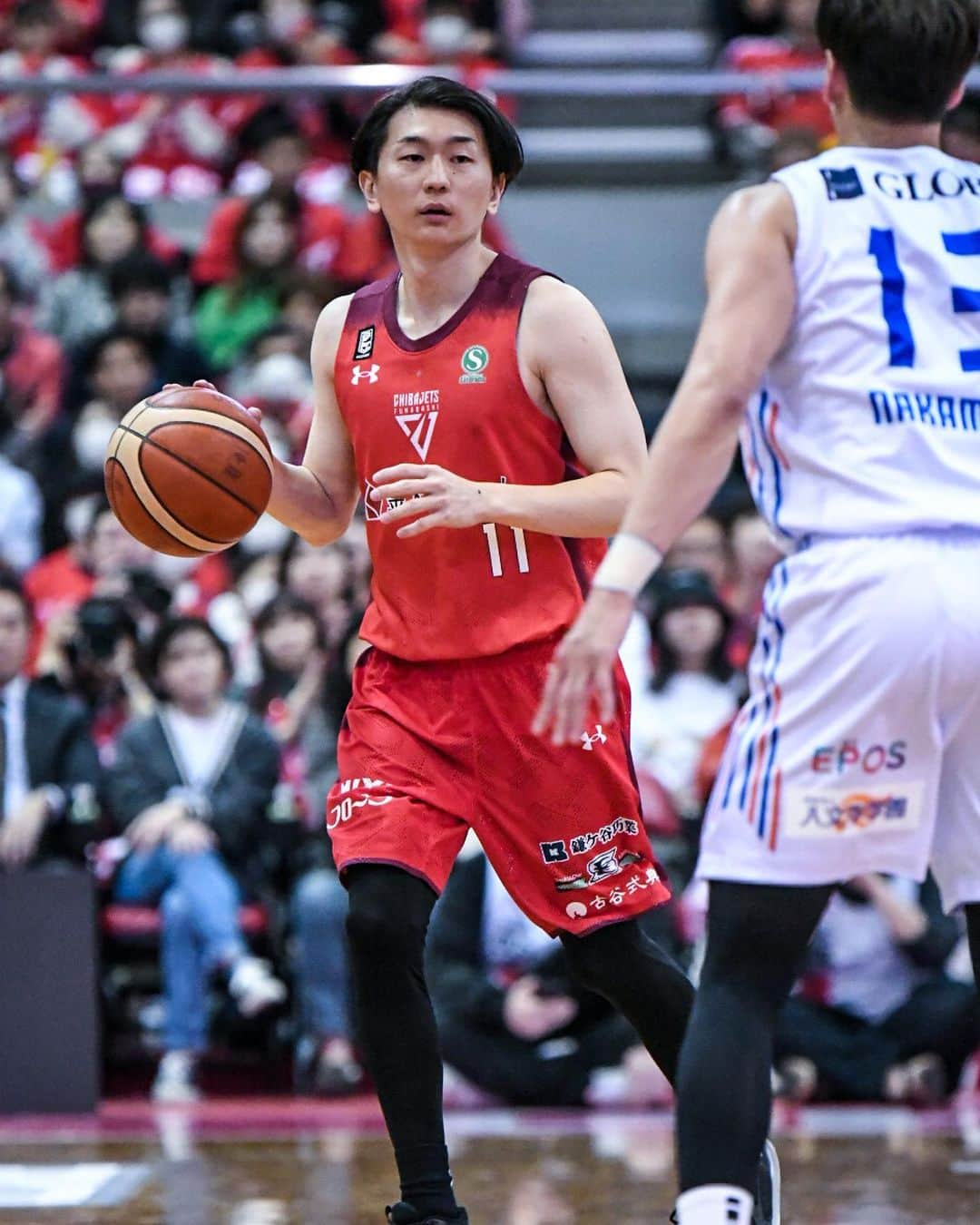 千葉ジェッツさんのインスタグラム写真 - (千葉ジェッツInstagram)「試合風景|ω･)📸  B.LEAGUE2023-24 vs.茨城 🏀試合終了🏀 千葉J 94-72 茨城  #久しぶりの #ホームゲーム #今季10勝目🙌 #chibajets #Bリーグ #千葉ジェッツ #バスケ #basketball #portrait  #photograph #ジェッツ写真部 #レンズ越しの世界 #応炎📣 #ありがとうございました✨」12月6日 23時19分 - chibajets_official