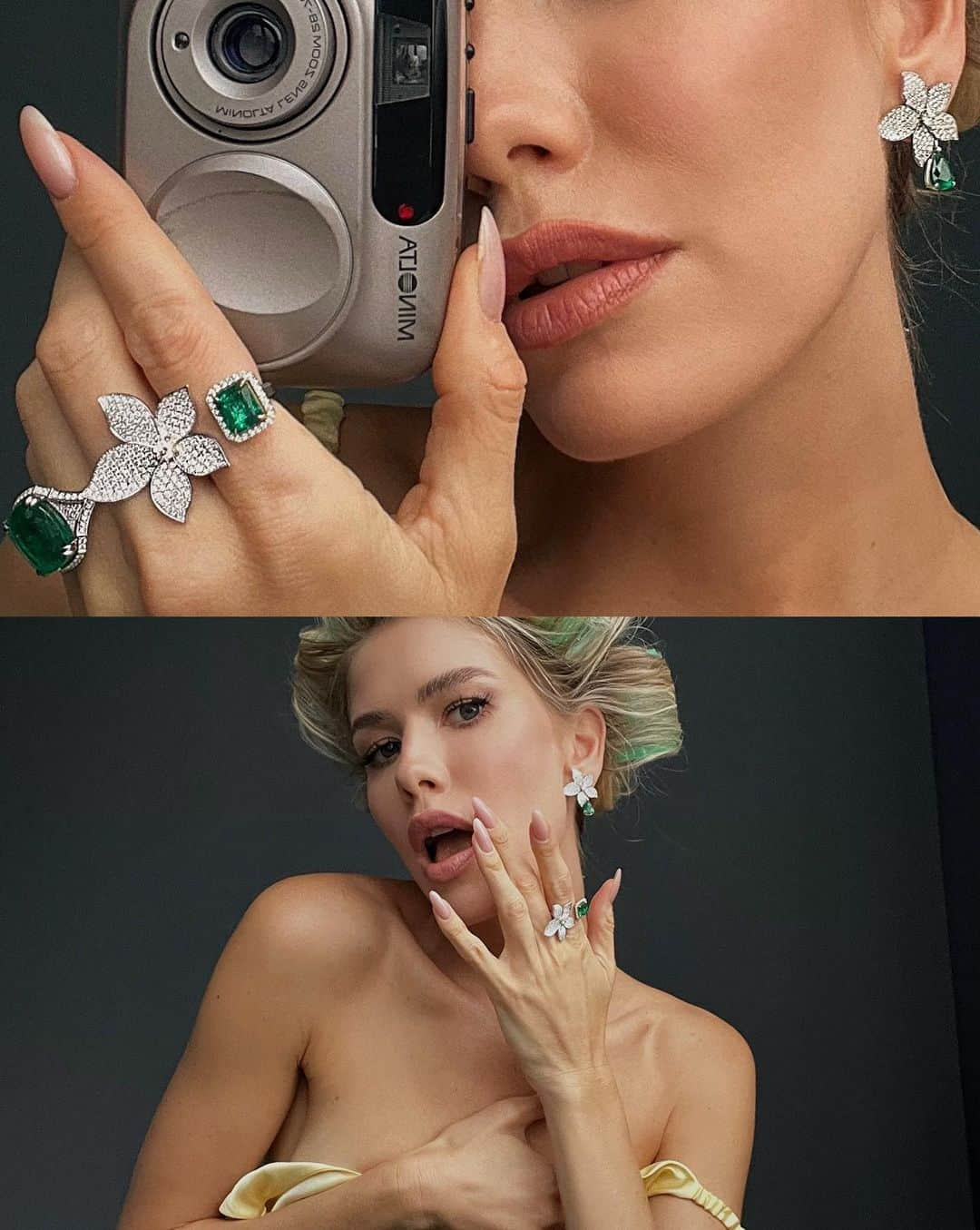 エレナ・ペルミノヴァさんのインスタグラム写真 - (エレナ・ペルミノヴァInstagram)「Not your typical housewife 🛀🪞😈  Jewelry by @emil_shabaev 💍」12月6日 23時33分 - lenaperminova