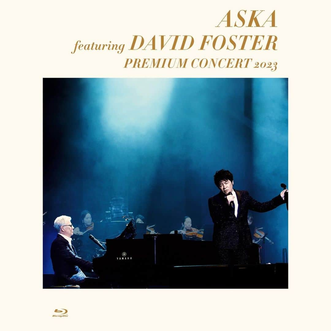 ASKAさんのインスタグラム写真 - (ASKAInstagram)「ASKA featuring DAVID FOSTER公演を収録した映像作品 『ASKA featuring DAVID FOSTER PREMIUM CONCERT 2023』  2024年1月17日に Blu-ray リリース決定！！！  タイトル：『ASKA featuring DAVID FOSTER PREMIUM CONCERT 2023』 アーティスト：ASKA , DAVID FOSTER ゲストヴォーカル：宮﨑薫 バンドメンバー：ASKA BAND & Get The Classics Strings 発売日：2024年1月17日(水)　 ライブ収録公演：2023年3月16日(木)ぴあアリーナMM 販売形式：Blu-ray, ボックスケース / 48Pブックレット付き  【商品形態】 ① Blu-ray（Blu-ray+配信シリアルナンバー付き）　 16,500円（税込） ② ストリーミング配信  2024年1月17日（水）午前0時〜 　4,620円（税込） ※Blu-rayご購入の方は、2024年1月16日お昼12時からシリアルナンバー入力後、ストリーミングでも配信ご覧いただけます。  #ASKA #DAVIDFOSTER #宮﨑薫」12月6日 14時34分 - aska_official921