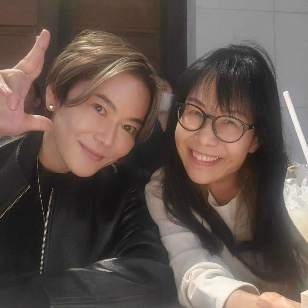 植松晃士のインスタグラム：「発表会で姐さんと！❤️🤭」