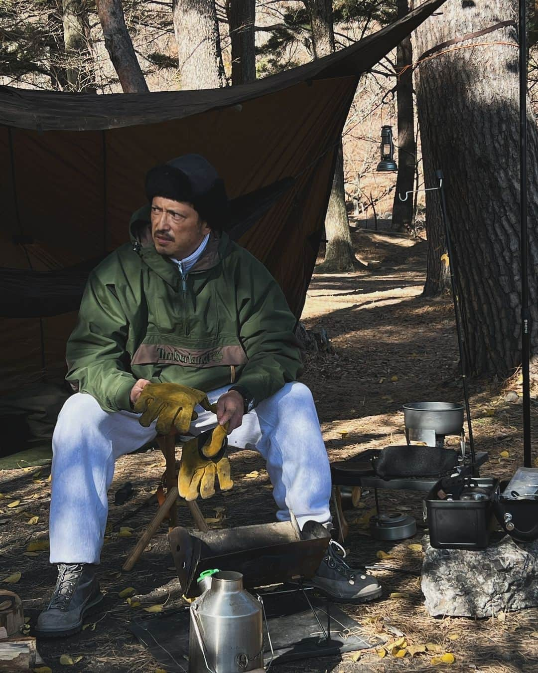 池内博之のインスタグラム：「camp🕶️」