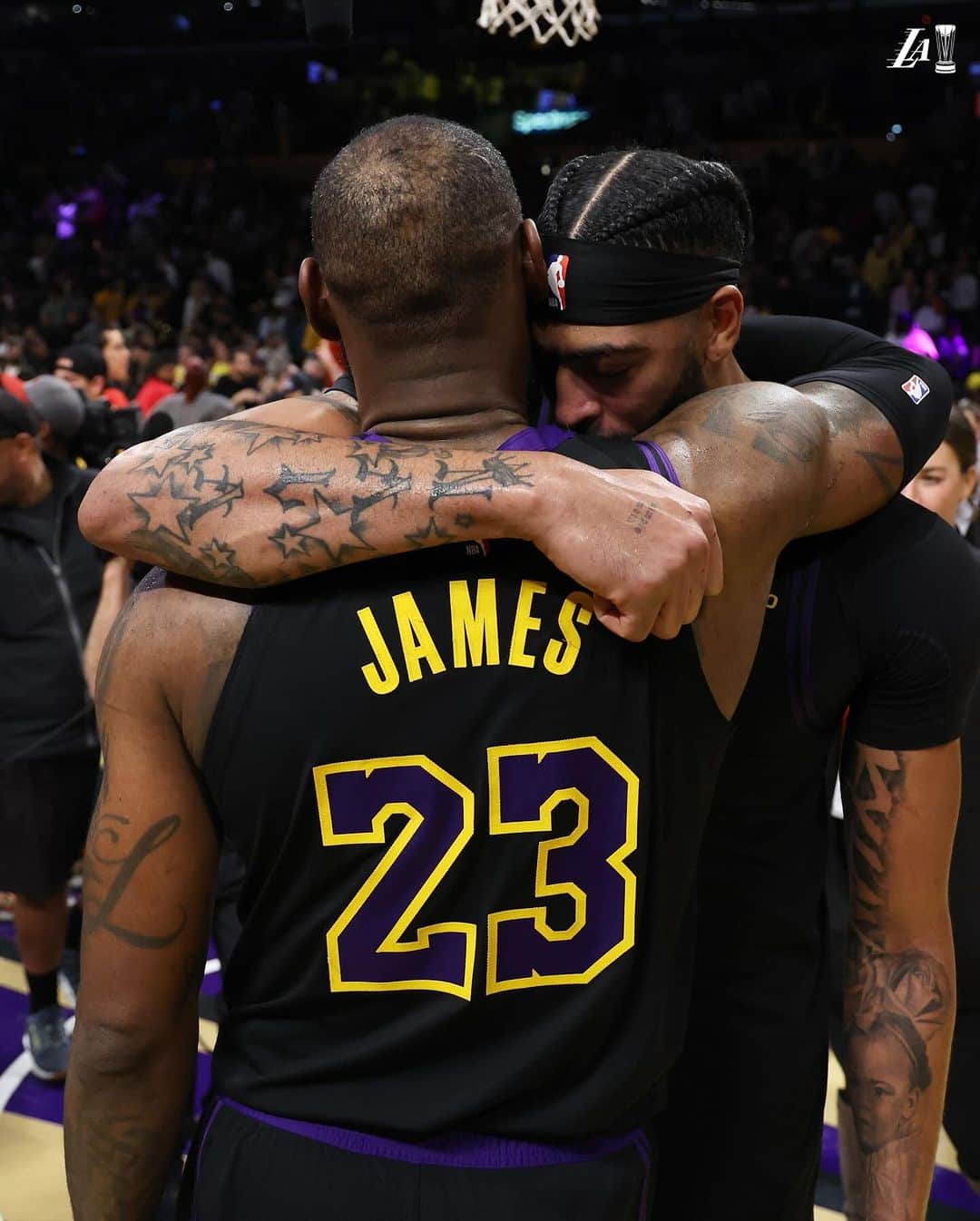Los Angeles Lakersのインスタグラム：「Brotherhood.」