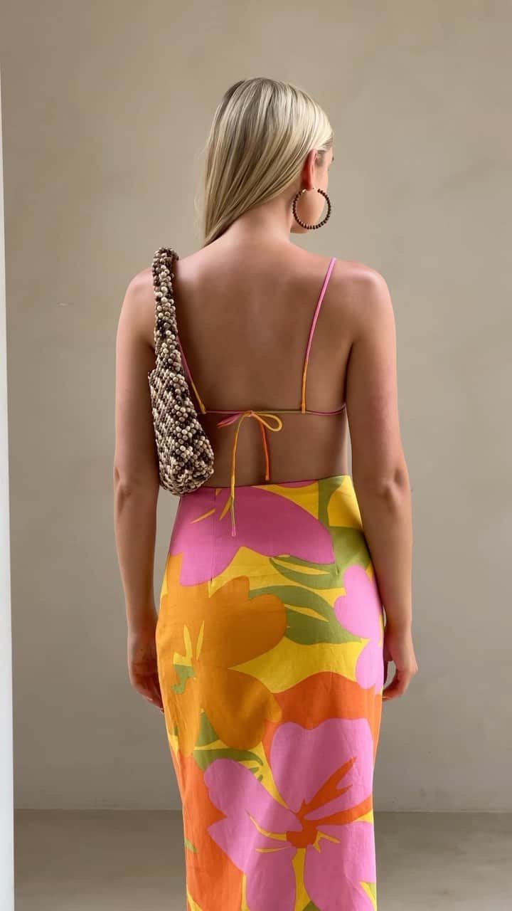 SABO SKIRTのインスタグラム：「Monaco Top + Skirt - Hibiscus 🌺 Apart of our latest range - Summer Haze #sabo」