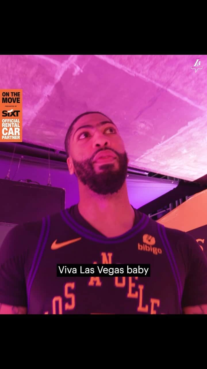 Los Angeles Lakersのインスタグラム：「Viva Las Vegas   @sixtusa x #LakeShow」