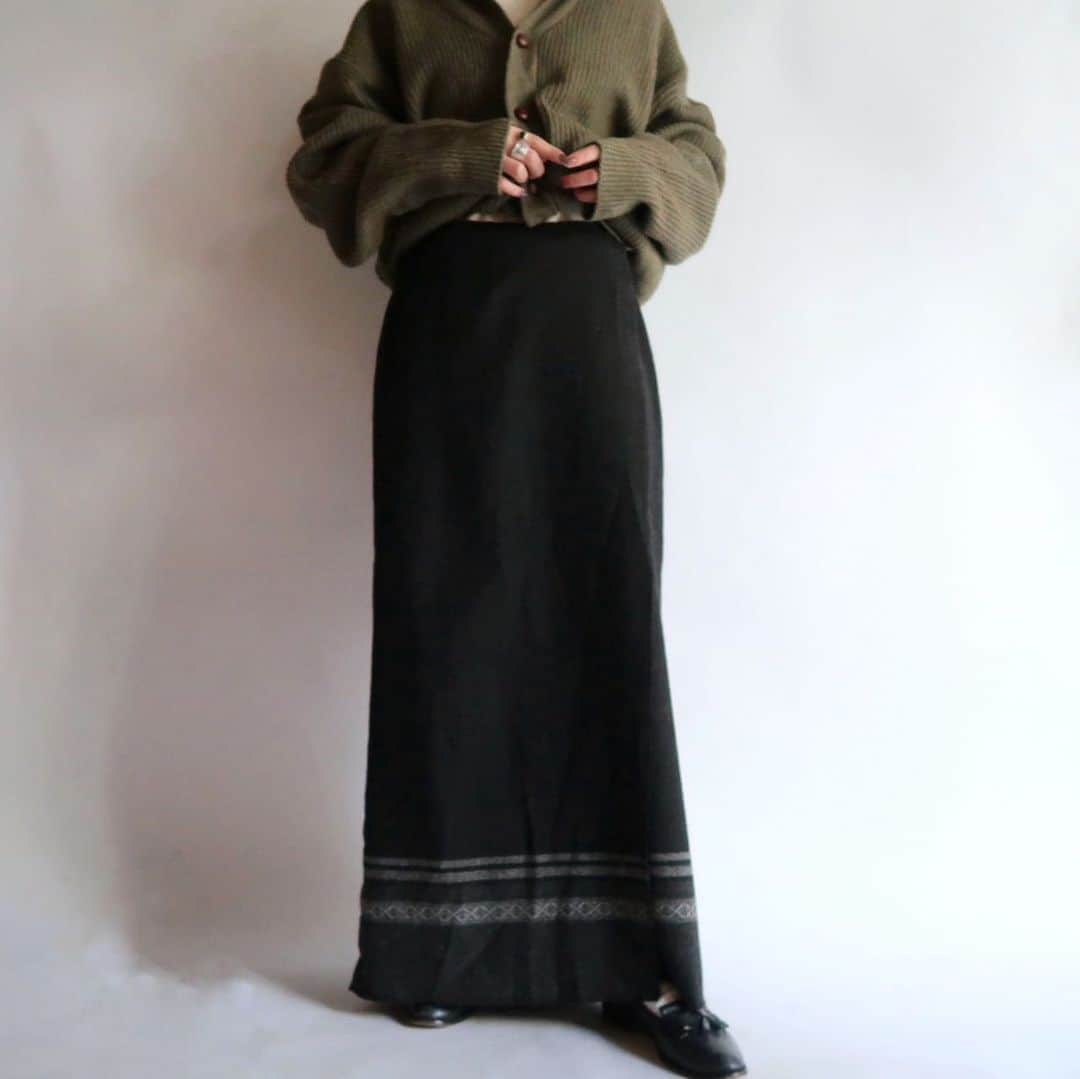 TheSunGoesDownさんのインスタグラム写真 - (TheSunGoesDownInstagram)「wool wrapped skirt /eddie bauer  staff 157cm」12月6日 16時28分 - tsgd_tokyo