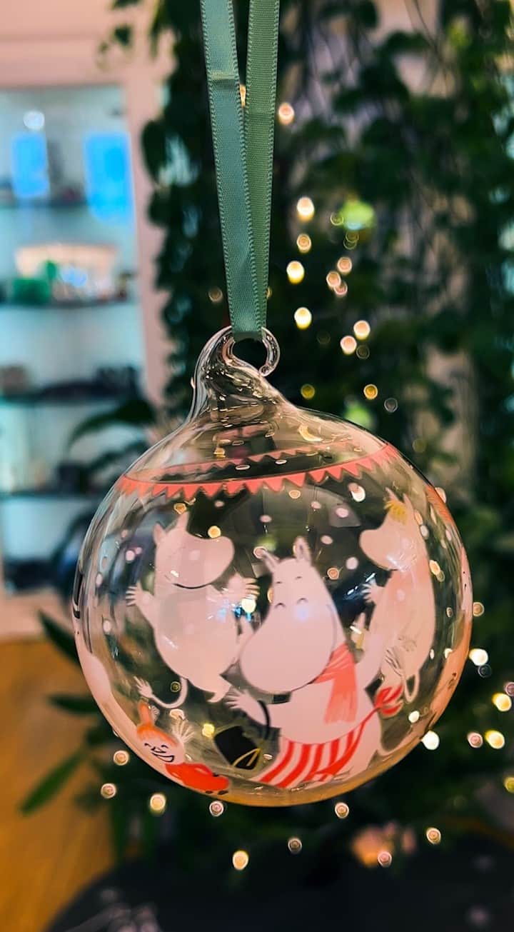 ムーミンのインスタグラム：「How would you like to decorate a Moominous tree? 😍🎄 Welcome to the Moomin Shops to explore the ornaments (link in bio). ✨  All these ornaments may not be available at all locations, but we promise you’ll find beautiful decorations at any Moomin Shop. 💕  #moominofficial #moomin」