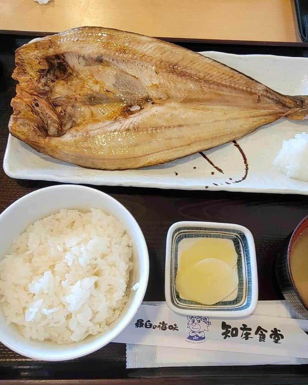 小野友葵子さんのインスタグラム写真 - (小野友葵子Instagram)「【知床食堂さんでランチ】  道の駅 知床・らうす内にある羅臼の海味『知床食堂』さんで、ランチをいただきました。  私はホッケ定食。 大きくて肉厚の真ホッケ、 最高に美味しかったです！！💖  親方は、 人気No.1羅臼昆布羅～メンと、 キンキ焼き。  そしてデザートに、 海洋深層水ソフトクリーム。  ほんのり塩味で、 とってもとっても美味しいんです！！🍦  大満足でした～～！！🥰  ｡.｡:+* ﾟ ゜ﾟ *+:｡.｡:+* ﾟ ゜ﾟ *+:｡.｡ 🎵2023/12/12（火）15:00 酵素クレープ専門店クレープアリサ東京 https://ameblo.jp/onoyukiko/entry-12829703660.html  📻2023/12/16（土） 動画配信型ラジオレギュラー冠番組 『小野友葵子のBella Serata‼』 第1、第3土曜日 21：00～21：50生放送中 https://ameblo.jp/onoyukiko/entry-12831051554.html  🎵2023/12/17（日）19:00 STUDIO VIRTUOSI https://ameblo.jp/onoyukiko/entry-12829587014.html  🎵2023/12/24（日）13:00 たいこ茶屋 https://ameblo.jp/onoyukiko/entry-12829073861.html  🎵2024/1/14（日）12:00 六本木ヒルズクラブ https://ameblo.jp/onoyukiko/entry-12828877461.html  💿小野友葵子コラボ参加CD発売中！ https://ameblo.jp/onoyukiko/entry-12800332342.html  🎼小野友葵子プロデュース若手オペラ歌手グループ『I BOCCIOLI』メンバー募集中！ https://ameblo.jp/onoyukiko/entry-12800609513.html ｡.｡:+* ﾟ ゜ﾟ *+:｡.｡:+* ﾟ ゜ﾟ *+:｡.｡ 🌹HP https://www.onoyukiko.com/ 🌹ブログ http://ameblo.jp/onoyukiko 🌹Instagram（yukikoonosoprano） https://www.instagram.com/yukikoonosoprano/ 🌹Twitter https://twitter.com/yukiko_ono 🌹YouTube（YukikoOno小野友葵子） https://www.youtube.com/user/VitaRoseaYukikoOno 🌹小野友葵子のコンサートってどんな感じ？ https://youtu.be/bWges5LlLnw ｡.｡:+* ﾟ ゜ﾟ *+:｡.｡:+* ﾟ ゜ﾟ *+:｡.｡  #羅臼 #知床 #道の駅知床らうす #知床食堂 #ホッケ定食 #真ホッケ #キンキ #めんめ #羅臼昆布羅ーメン #海洋深層水ソフトクリーム #錦戸親方 #ソプラノ歌手 #オペラ歌手 #オペラ #錦戸部屋女将 #バラ好き #パンダ好き #ミラノ #イタリア #ラジオパーソナリティー #プロデューサー #若手アーティスト支援 #デビュー15周年」12月6日 16時57分 - yukikoonosoprano