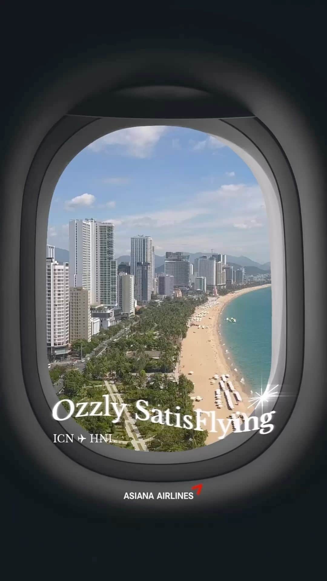 アシアナ航空日本地域公式アカウントのインスタグラム：「Ozzly SatisFlying_ASMR_HNL  ┈┈┈┈┈┈┈┈┈┈ 𝕀ℂℕ ✈ ℍℕ𝕃  太平洋の宝物、清潔な波に似たハワイでの休暇🏝 OZic, OZだけがお届けすることのできる温かく快適なフライト 𝕆𝕫𝕫𝕝𝕪 𝕊𝕒𝕥𝕚𝕤𝕗𝕝𝕪𝕚𝕟𝕘 🎧  🔊音ありのコンテンツです。 音量に気を付けてボリュームをオンにしてください。  ┈┈┈┈┈┈┈┈┈┈   #アシアナ航空 #アシアナ #ASIANA #asianaair #asianaairlines #OZ #Flyasiana #韓国 #korea #韓国旅行 #✈️#ホノルル #ハワイ #hawaii #honolulu #機内アナウンス」