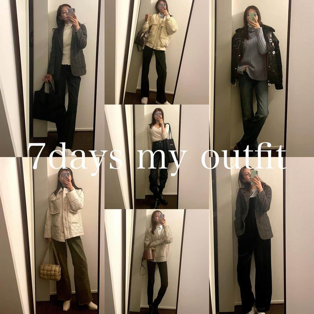 芝彰子のインスタグラム：「✔️✔️✔️  今日は暖かかった〜☀️ けどかなり冷え込みだした、さすが12月🌲✨  とにかく冷やしたくないので パンツ👖ばっかり履いています🙋‍♀️❣️笑  ♢  スカートの時は スパッツやレギンスを仕込むのだけど それが面倒なのと締め付け感が嫌で…🤣  ちなみに着圧スパッツは 昔は履いていたこともあったけれど 締め付けによって血行を阻害してしまう ＆ スパッツに頼ってしまうことで 身体自体の自活力(腹筋や体幹など自分で支える力)が 怠ける気がして履かなくなりました💡  程よくフィットするヨガウェアや 無印の綿のスパッツを下に仕込んでます◎  あと腹巻きとレッグウォーマー❤️‍🔥  .  #記録用 #リアルな日常  #outfit  #myoutfit #fashion #7daysmyoutfit #私服 #私の7日間 #7日間コーデ #冷え対策 #冷やさない」