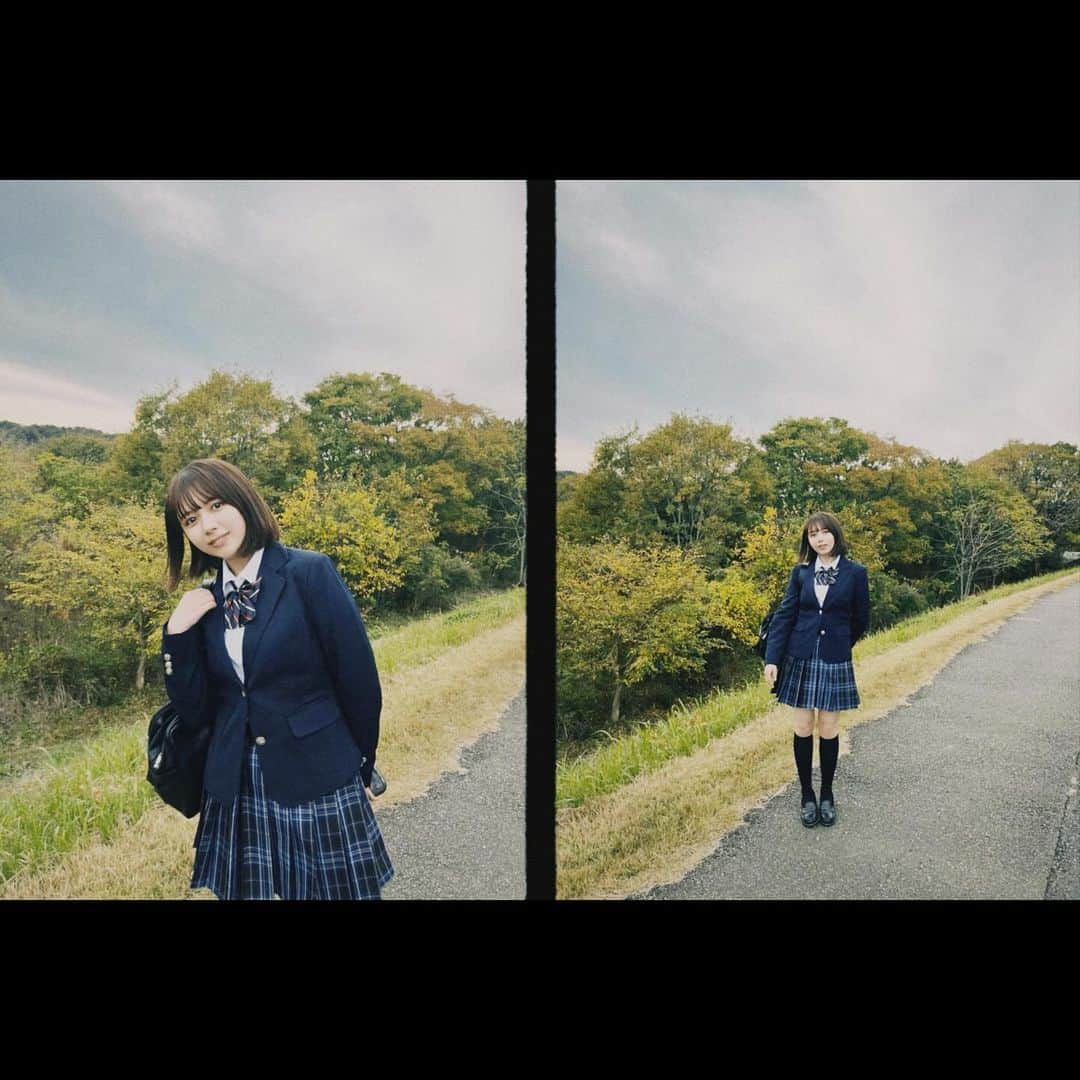 川﨑帆々花さんのインスタグラム写真 - (川﨑帆々花Instagram)「. せいふくっ！」12月6日 19時19分 - kawasakihonoka_official