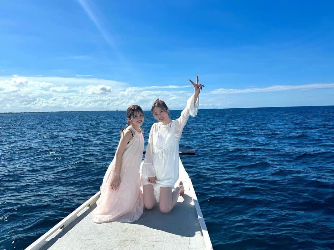 高橋紫微のインスタグラム：「Sky and Sea in Cebu 🏖️  #suaitravel」