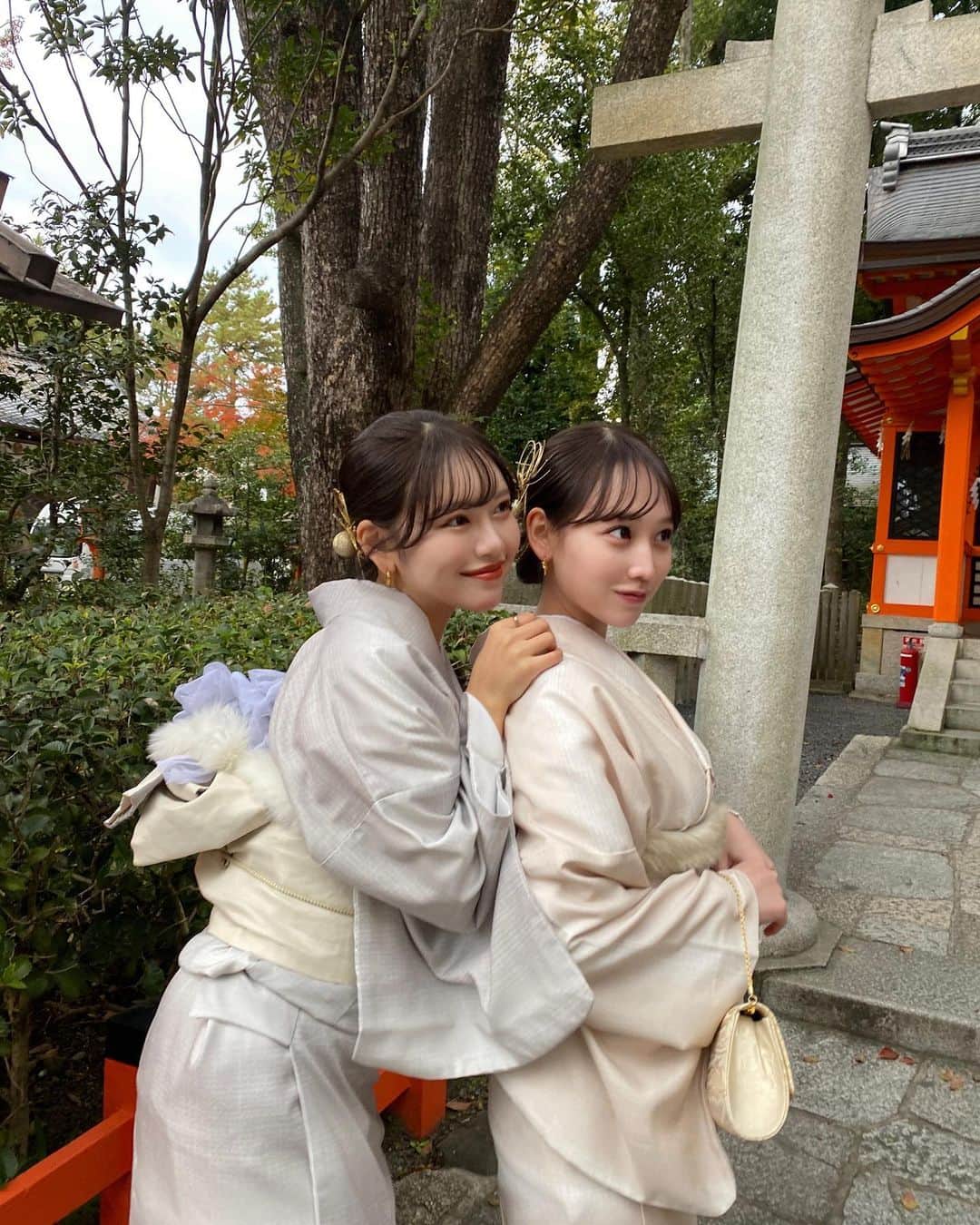 mikuponさんのインスタグラム写真 - (mikuponInstagram)「. kyoto🍁  @rikawafuku_kyoto のレンタル着物です❤️  . #ootd #code #pic #kyoto #kimono #京都 #京都着物 #梨花和服 #京都着物レンタル #pr #紅葉 #日本文化 #日本网红 #浴衣 #japan #fyp」12月6日 20時14分 - ___ponmk2___