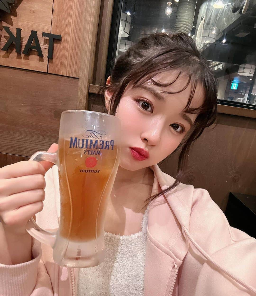 りりのインスタグラム：「お仕事終わりに乾杯!!🫶  #jmix #ジェイミックス #model #モデル #jk2 #sjk #大分 #りり」